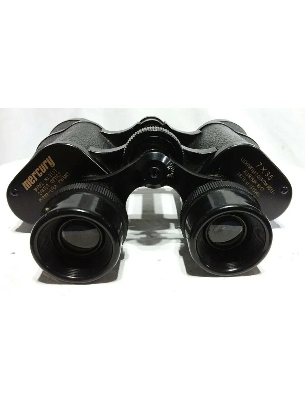Mercury 7x35 Model 1111 Binoculars Wide Angle Coated Optics